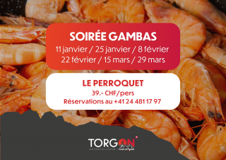 Soirée Gambas  - Le Perroquet_Torgon