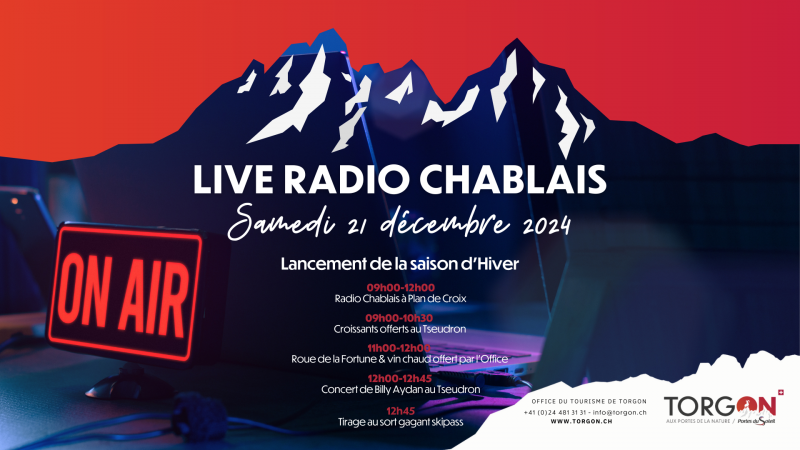 Live Radio Chablais - Lancement Saison d'Hiver_Torgon